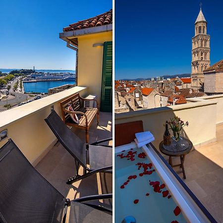Terazza Grande In Diocletian Tower Leilighet Split Eksteriør bilde