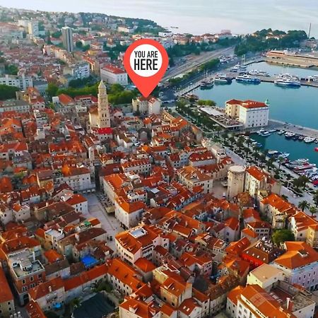 Terazza Grande In Diocletian Tower Leilighet Split Eksteriør bilde