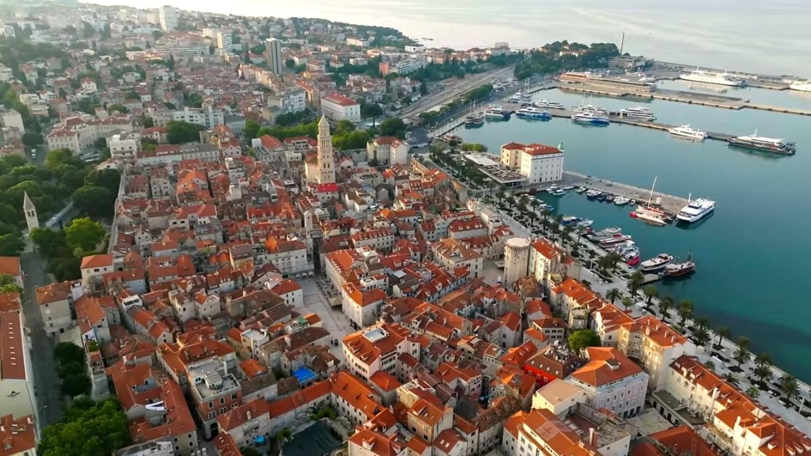 Terazza Grande In Diocletian Tower Leilighet Split Eksteriør bilde