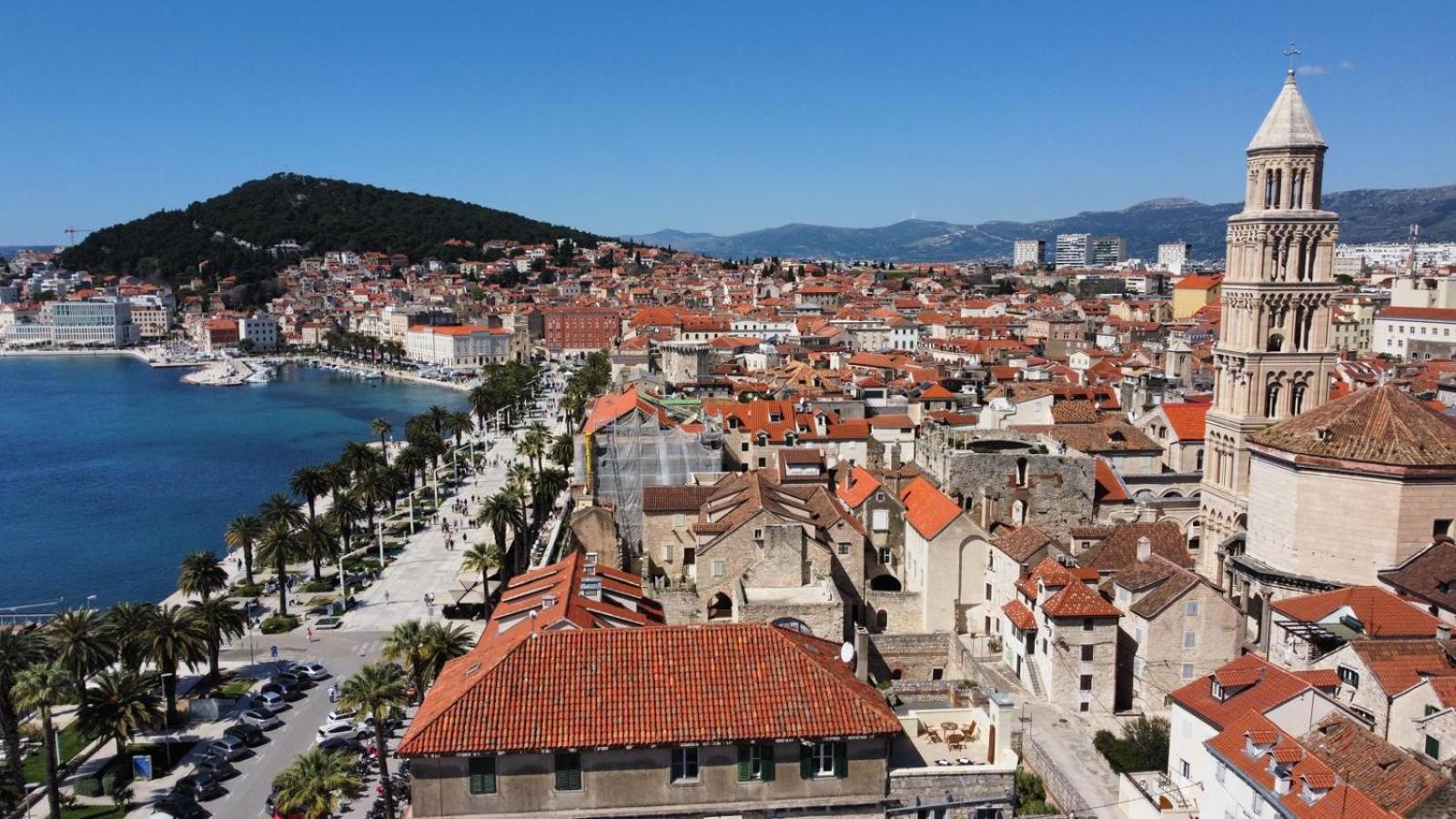 Terazza Grande In Diocletian Tower Leilighet Split Eksteriør bilde