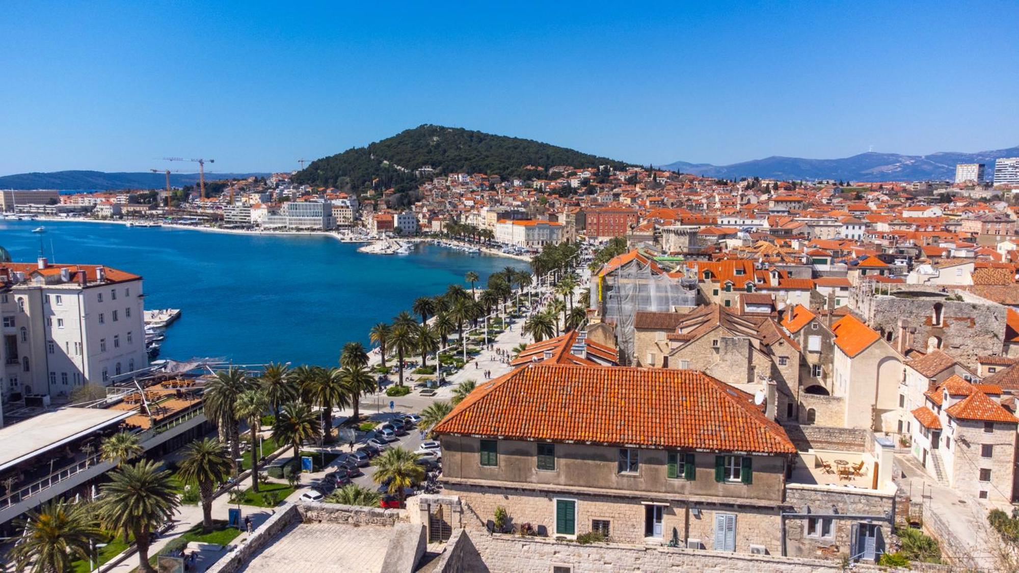 Terazza Grande In Diocletian Tower Leilighet Split Eksteriør bilde