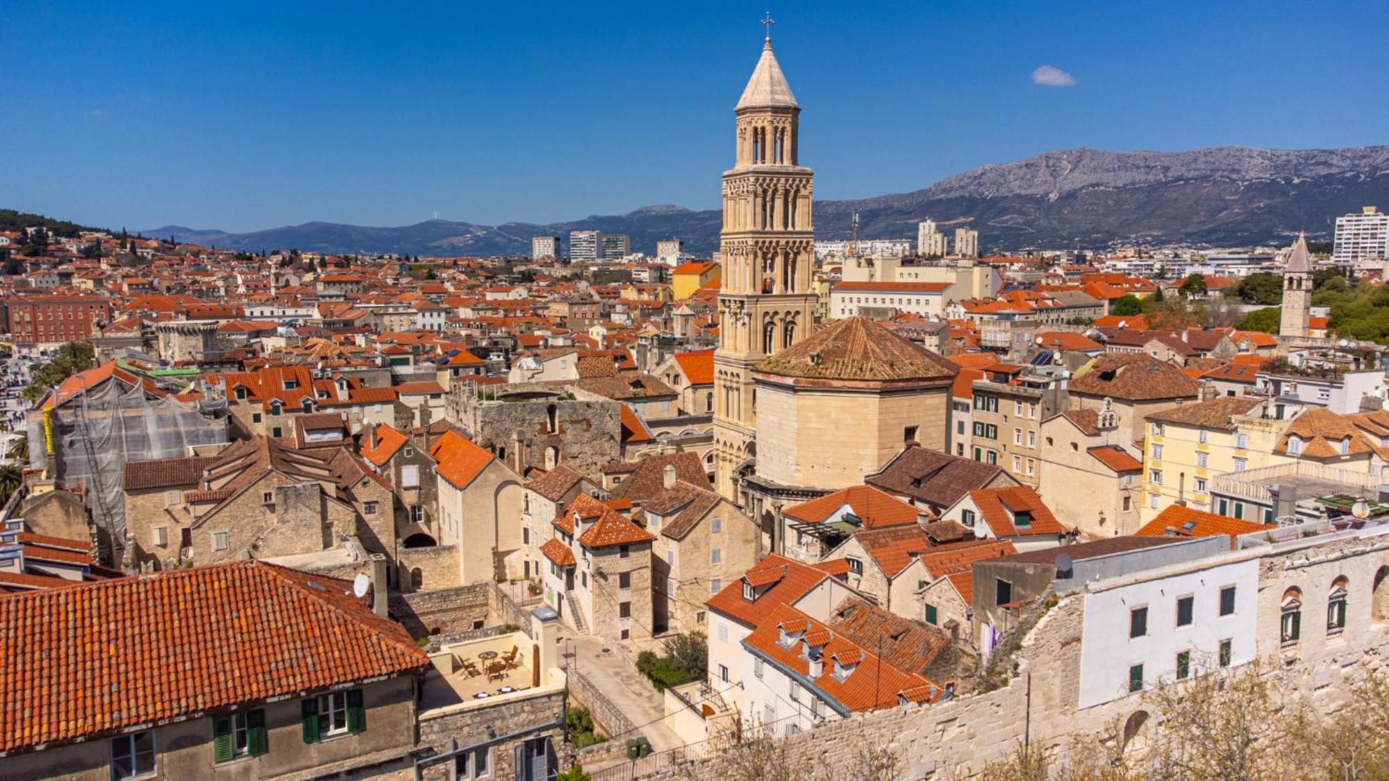 Terazza Grande In Diocletian Tower Leilighet Split Eksteriør bilde