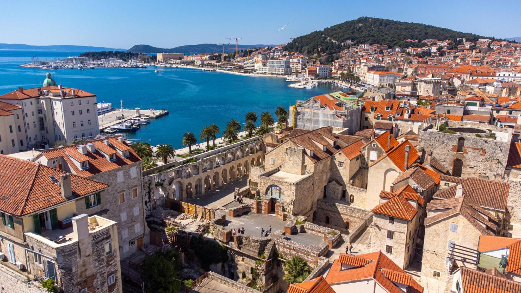 Terazza Grande In Diocletian Tower Leilighet Split Eksteriør bilde