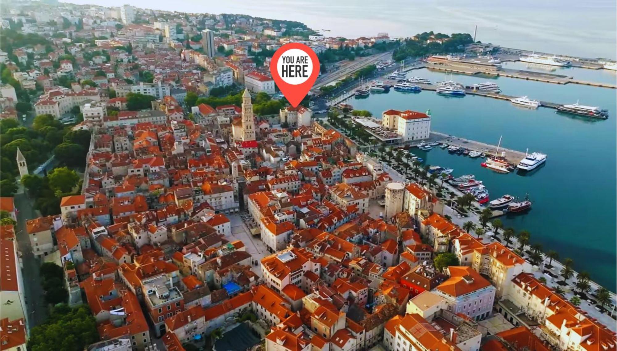 Terazza Grande In Diocletian Tower Leilighet Split Eksteriør bilde