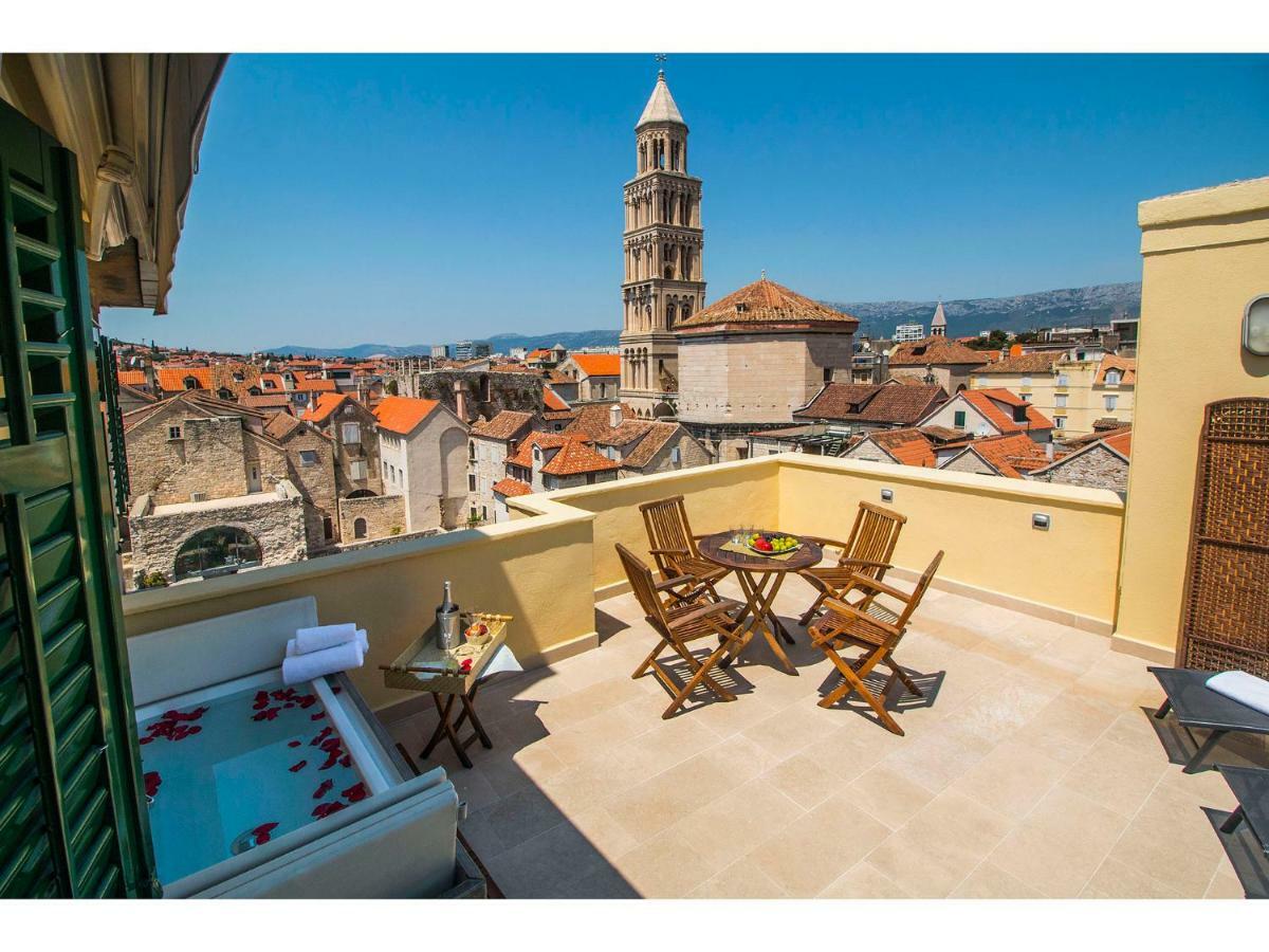 Terazza Grande In Diocletian Tower Leilighet Split Eksteriør bilde