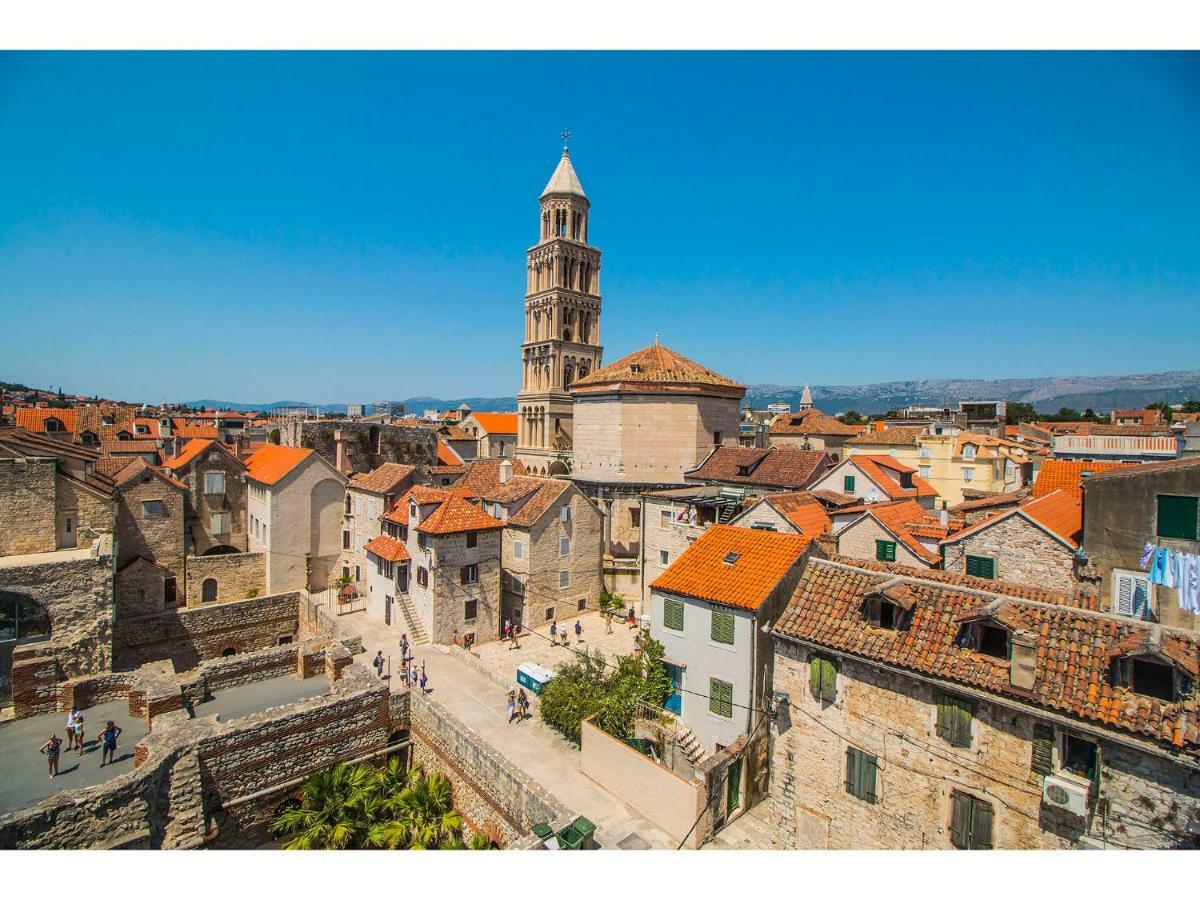 Terazza Grande In Diocletian Tower Leilighet Split Eksteriør bilde