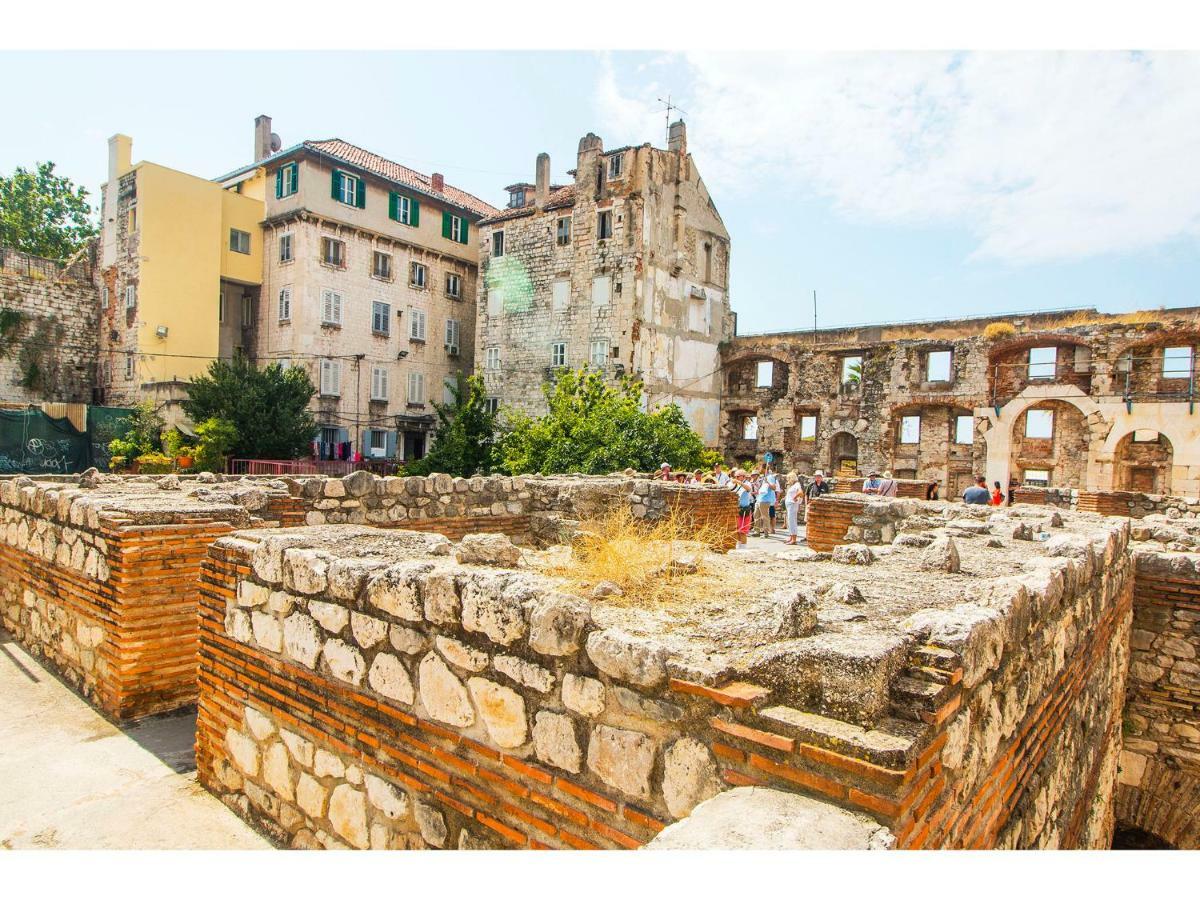 Terazza Grande In Diocletian Tower Leilighet Split Eksteriør bilde