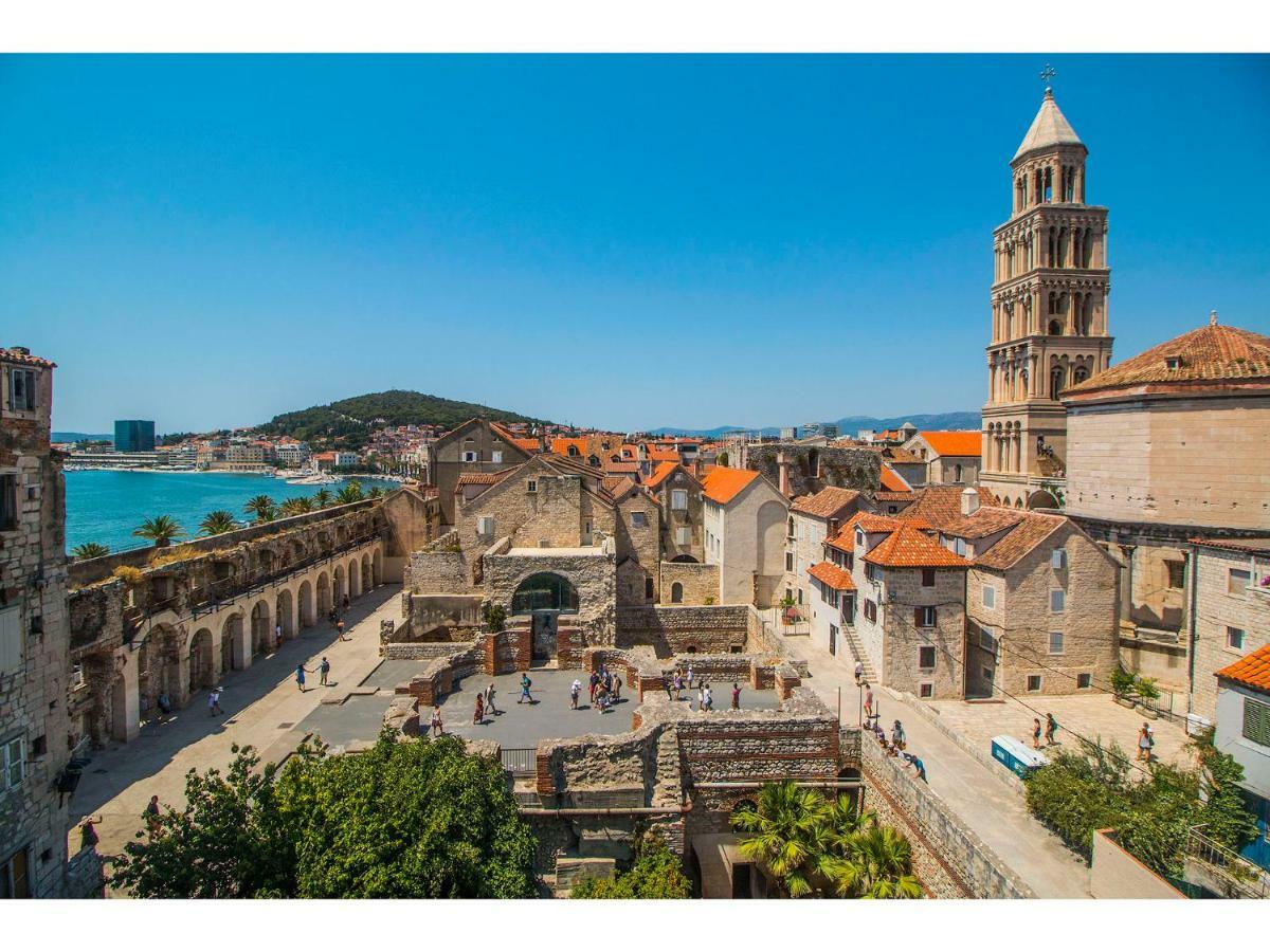 Terazza Grande In Diocletian Tower Leilighet Split Eksteriør bilde