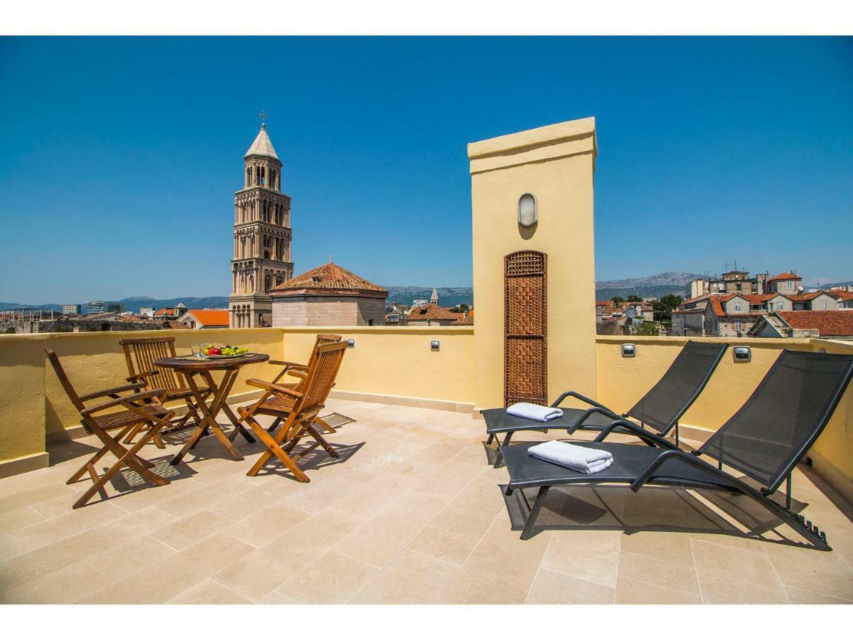 Terazza Grande In Diocletian Tower Leilighet Split Eksteriør bilde