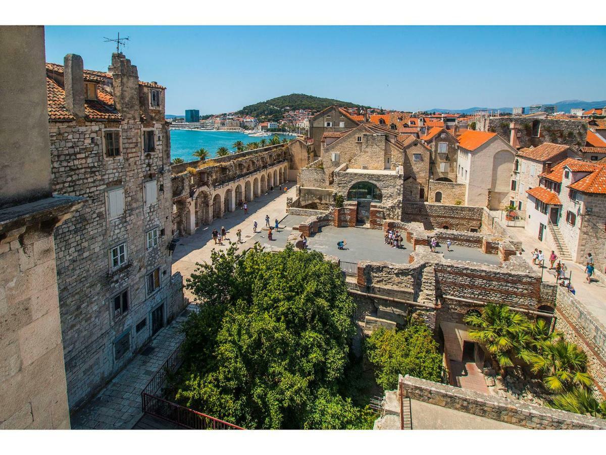 Terazza Grande In Diocletian Tower Leilighet Split Eksteriør bilde