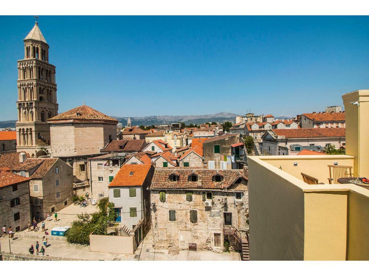 Terazza Grande In Diocletian Tower Leilighet Split Eksteriør bilde
