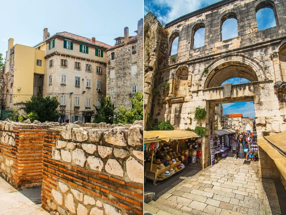 Terazza Grande In Diocletian Tower Leilighet Split Eksteriør bilde